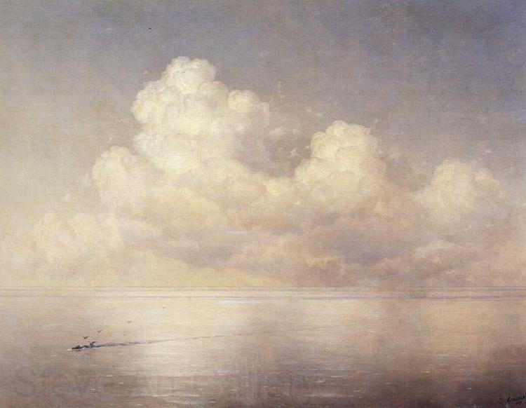 Ivan Aivazovsky Wolken uber dem Meer, Windstille Spain oil painting art